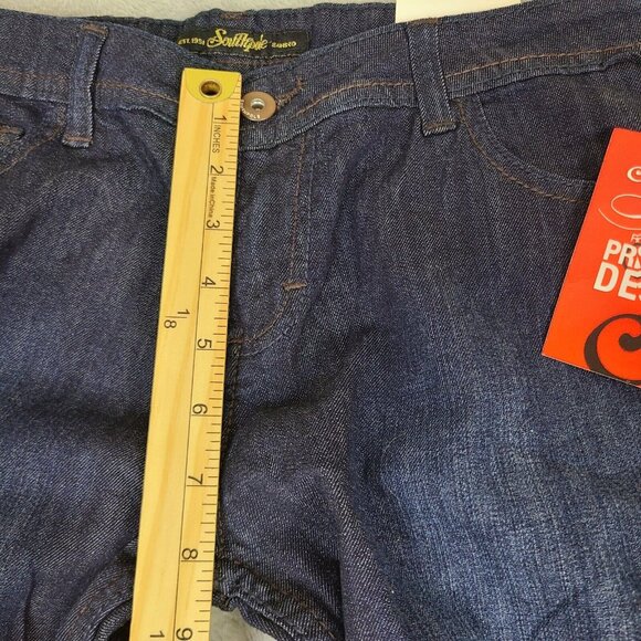 Southpole Women's Premium Denim Jeans Black Stretch Embellished Size 9 NWT - Picture 10 of 16